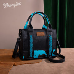 Wrangler Cow Print Accents Mini Tote Bag