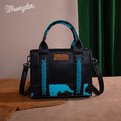 Wrangler Cow Print Accents Mini Tote Bag