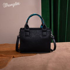 Wrangler Cow Print Accents Mini Tote Bag