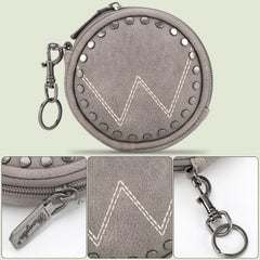 Wrangler Circular Coin Pouch "W" Logo  Bag Charm