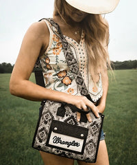 Wrangler Aztec Concealed Carry Canvas Tote