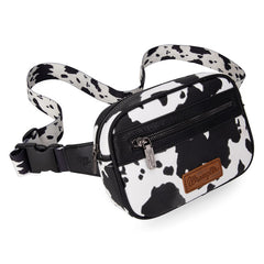 Wrangler Cow Print Belt Bag/Fanny Pack