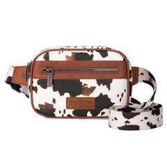 Wrangler Cow Print Belt Bag/Fanny Pack