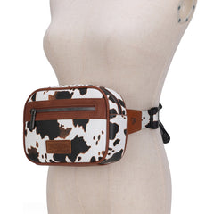 Wrangler Cow Print Belt Bag/Fanny Pack