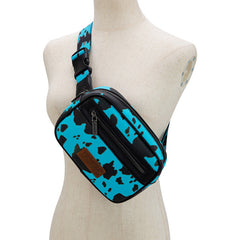 Wrangler Cow Print Belt Bag/Fanny Pack