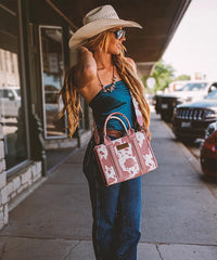 Wrangler Leopard Print Concealed Carry Tote Bag