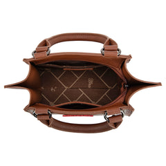 WG134-8012 Wrangler Paisley Mini Satchel/Crossbody - Brown (ONLINE ORDER ONLY)