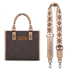 Wrangler Aztec Print Tote/Crossbody