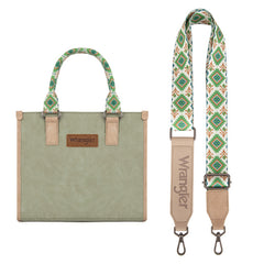 Wrangler Aztec Print Tote/Crossbody