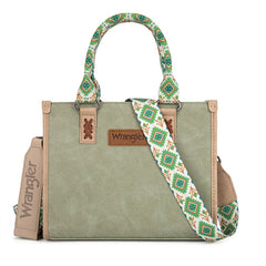 Wrangler Aztec Print Tote/Crossbody