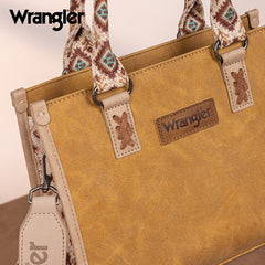 Wrangler Aztec Print Tote/Crossbody