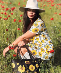 Wrangler Sunflower Print Tote Bag