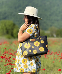 Wrangler Sunflower Print Tote Bag