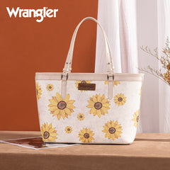 Wrangler Sunflower Print Tote Bag