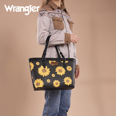 Wrangler Sunflower Print Tote Bag
