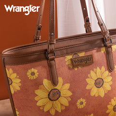 Wrangler Sunflower Print Tote Bag