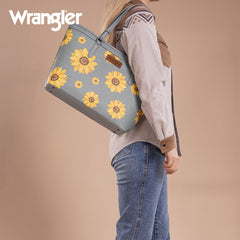 Wrangler Sunflower Print Tote Bag