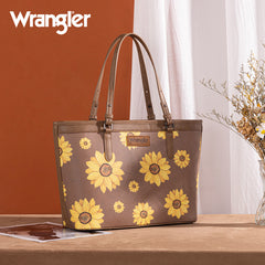 Wrangler Sunflower Print Tote Bag