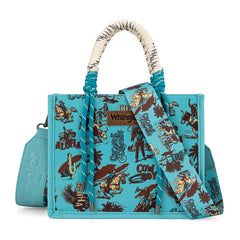 Wrangler Southwestern Print Rope Tote Bag