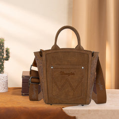 Wrangler Aztec Embroidered Floral Embossed Tote/Crossbody