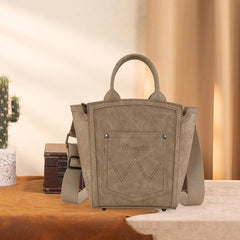 Wrangler Aztec Embroidered Floral Embossed Tote/Crossbody