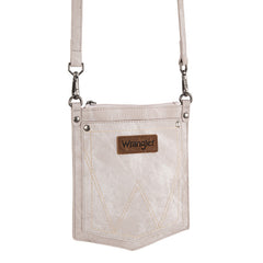 Wrangler "W" Stitch Water Repellent Denim Pocket Crossbody