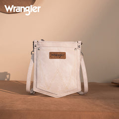 Wrangler "W" Stitch Water Repellent Denim Pocket Crossbody