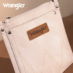 Wrangler "W" Stitch Water Repellent Denim Pocket Crossbody