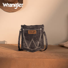 Wrangler "W" Stitch Water Repellent Denim Pocket Crossbody