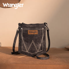 Wrangler "W" Stitch Water Repellent Denim Pocket Crossbody