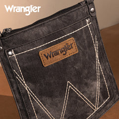Wrangler "W" Stitch Water Repellent Denim Pocket Crossbody