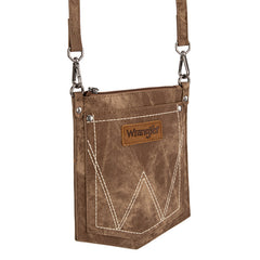 Wrangler "W" Stitch Water Repellent Denim Pocket Crossbody
