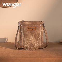 Wrangler "W" Stitch Water Repellent Denim Pocket Crossbody