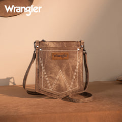 Wrangler "W" Stitch Water Repellent Denim Pocket Crossbody