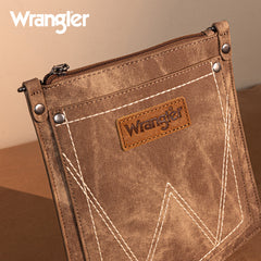 Wrangler "W" Stitch Water Repellent Denim Pocket Crossbody
