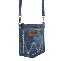 Wrangler "W" Stitch Water Repellent Denim Pocket Crossbody