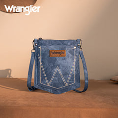 Wrangler "W" Stitch Water Repellent Denim Pocket Crossbody
