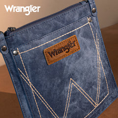Wrangler "W" Stitch Water Repellent Denim Pocket Crossbody
