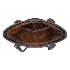 Wrangler "W" Stitch Water Repellent Denim Pocket Zippered Tote Bag