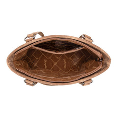 Wrangler "W" Stitch Water Repellent Denim Pocket Zippered Tote Bag