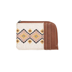 Wrangler Southwestern Art Print Mini Zip Card Case