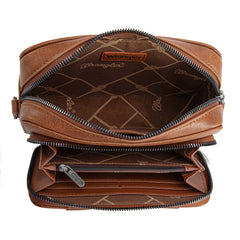 Wrangler Leather Crossbody Purse