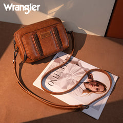 Wrangler Leather Crossbody Purse