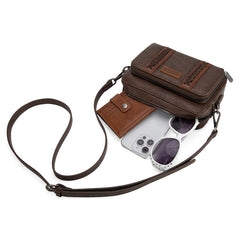 Wrangler Leather Crossbody Purse