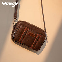 Wrangler Leather Crossbody Purse