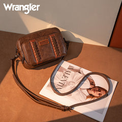 Wrangler Leather Crossbody Purse