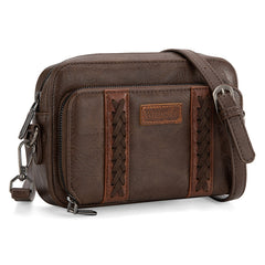 Wrangler Leather Crossbody Purse