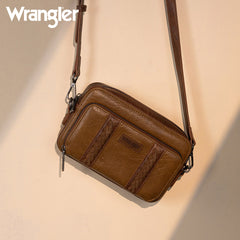 Wrangler Leather Crossbody Purse