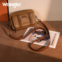 Wrangler Leather Crossbody Purse