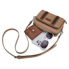 Wrangler Leather Crossbody Purse